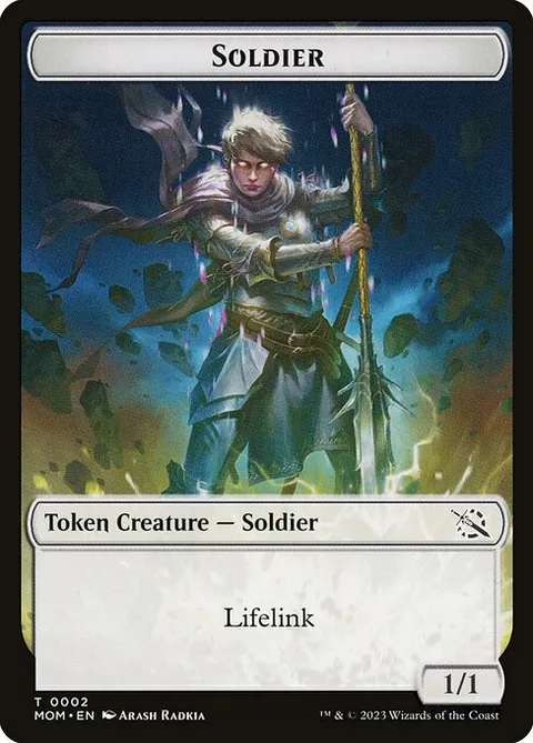 Soldier, card 2 from March of the Machine Tokens