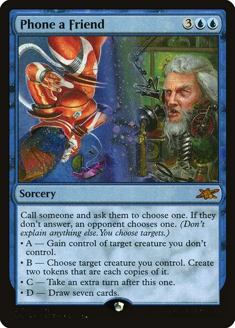Phone a Friend, card 341 from Unfinity