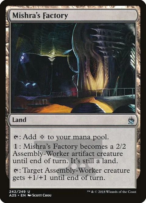 Mishra's Factory, card 242 from Masters 25