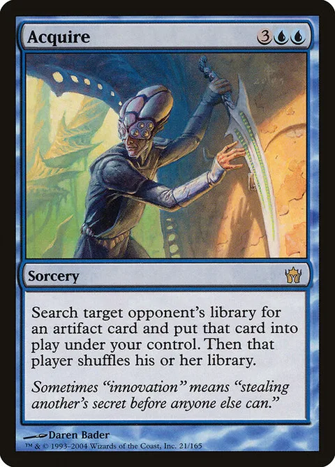 Acquire, card 21 from Fifth Dawn