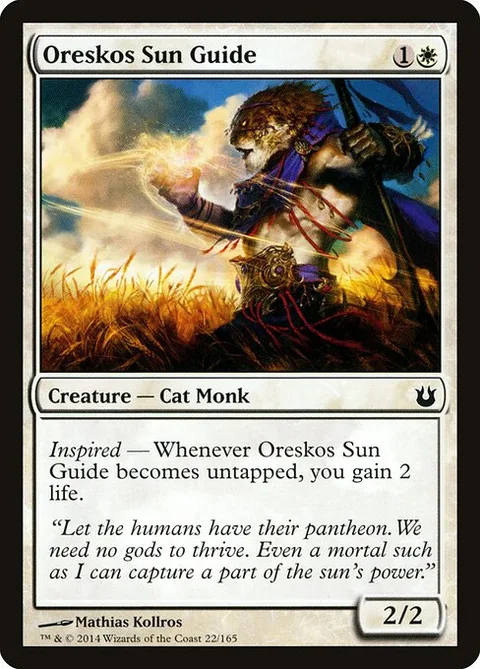 Oreskos Sun Guide, card 22 from Born of the Gods