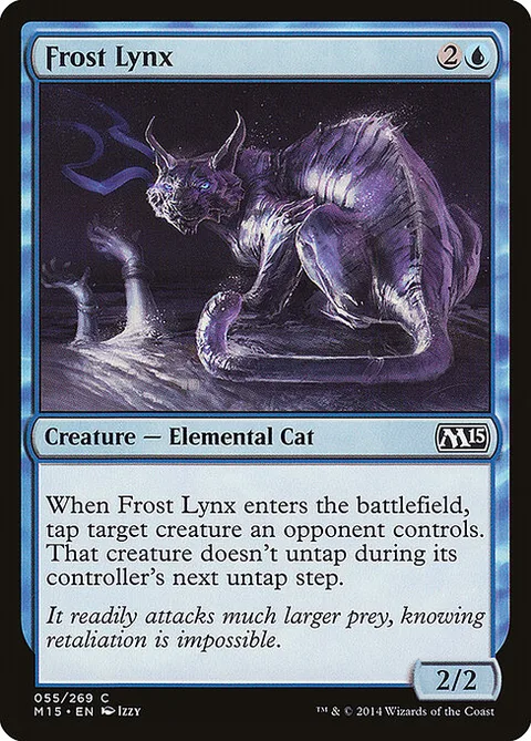 Frost Lynx, card 55 from Magic 2015
