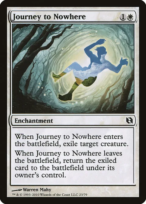 Journey to Nowhere, card 23 from Duel Decks: Elspeth vs. Tezzeret