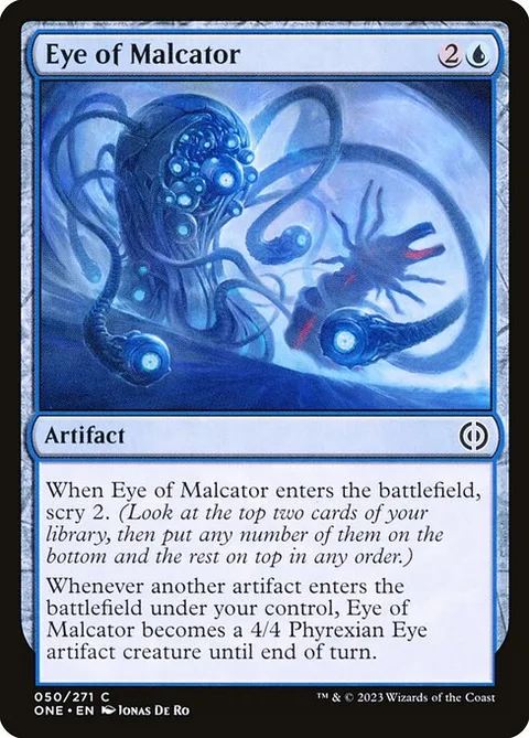 Eye of Malcator, carte 50 de Phyrexia: All Will Be One