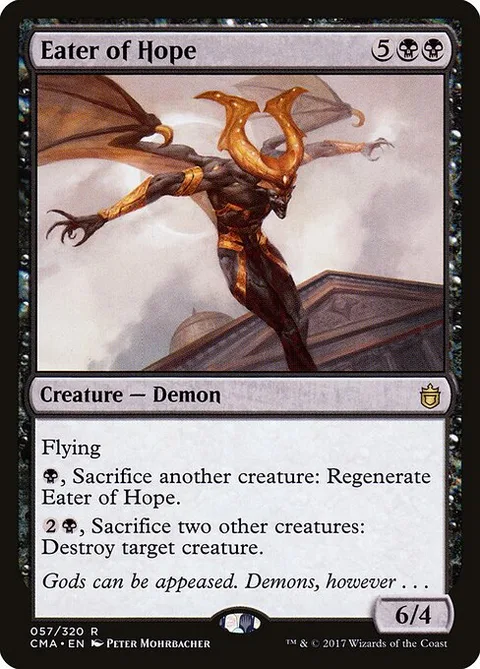 Eater of Hope, card 57 from Commander Anthology