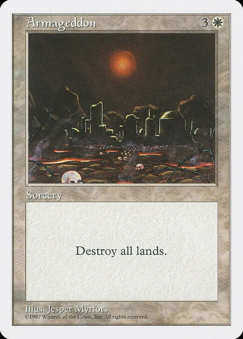 Armageddon, carte 7 de Fifth Edition