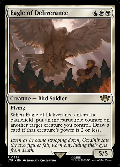 Eagle of Deliverance, card 824 from The Lord of the Rings: Tales of Middle-earth