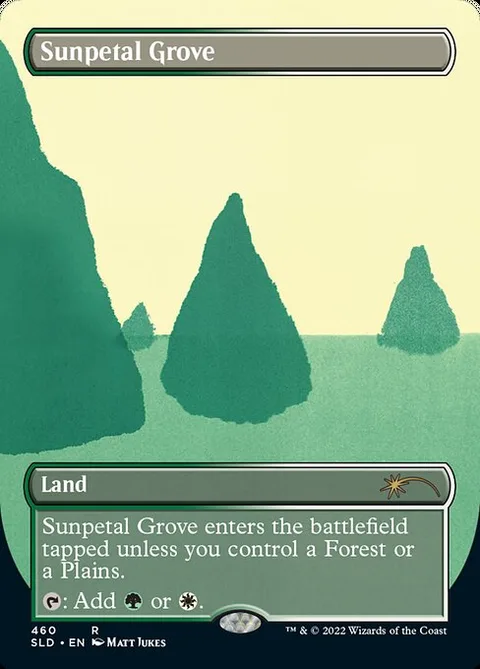 Sunpetal Grove, card 460 from Secret Lair Drop