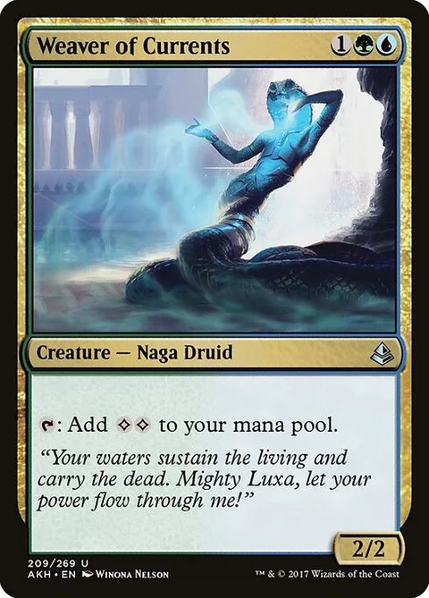 Weaver of Currents, card 209 from Amonkhet