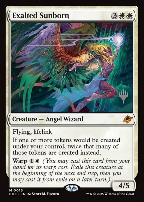 Exalted Sunborn, card 15p from Edge of Eternities Promos