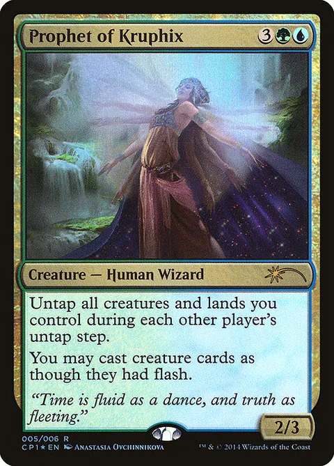 Prophet of Kruphix, card 5 from Magic 2015 Clash Pack