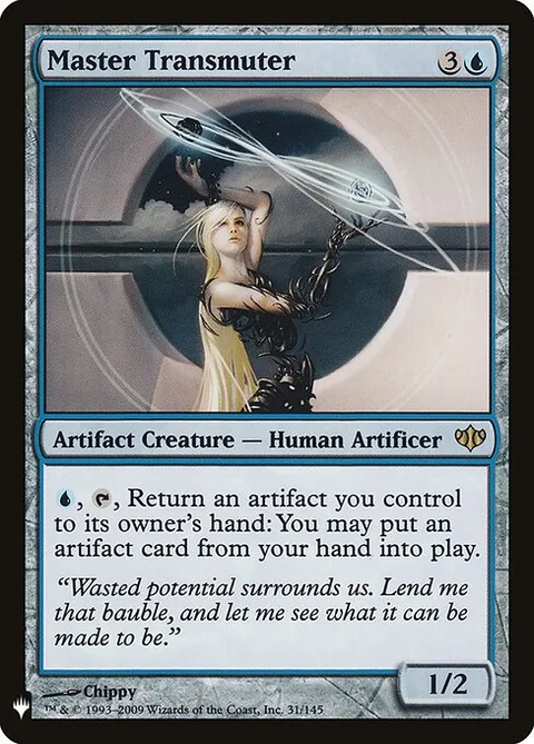 Master Transmuter, card CON-31 from The List