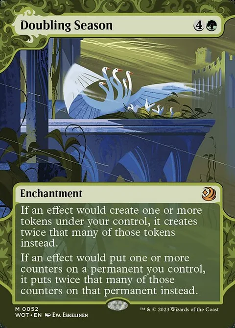 Doubling Season, carte 52 de Wilds of Eldraine: Enchanting Tales