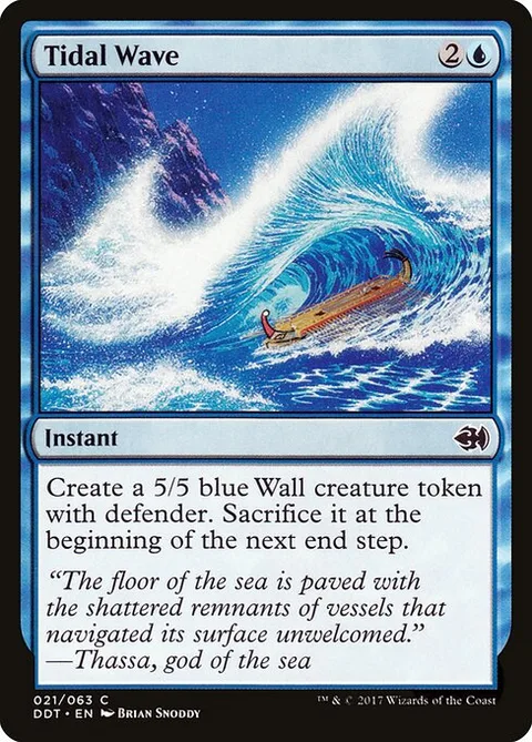 Tidal Wave, carte 21 de Duel Decks: Merfolk vs. Goblins
