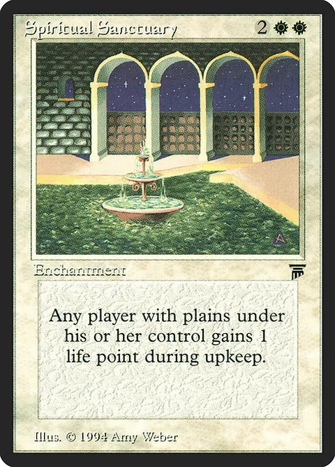 Spiritual Sanctuary, card 38 from Legends
