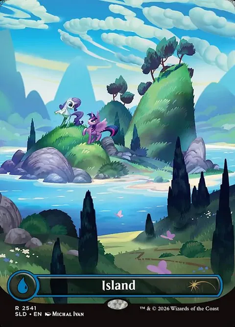 Island, carte 2541 de Secret Lair Drop