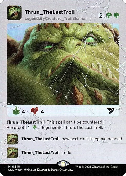 Thrun, the Last Troll, carte 810 de Secret Lair Drop