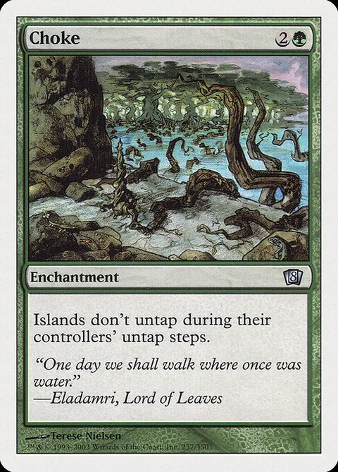 Choke, card 237 from Eighth Edition