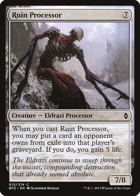 Ruin Processor, card 12 from Battle for Zendikar