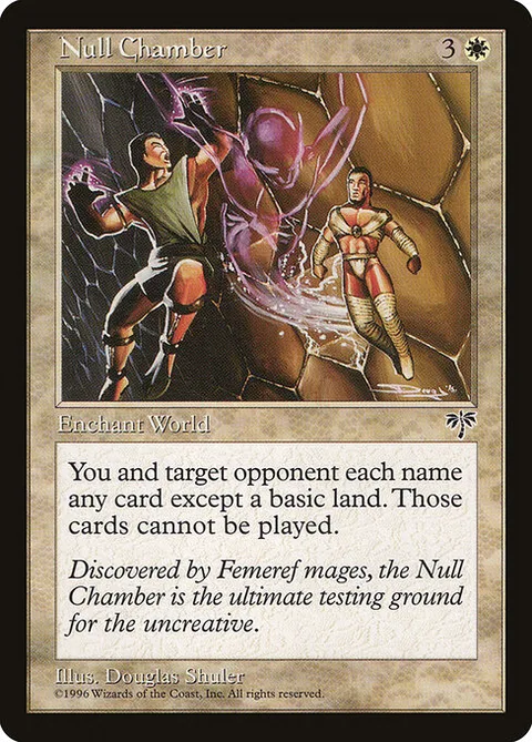 Null Chamber, card 31 from Mirage