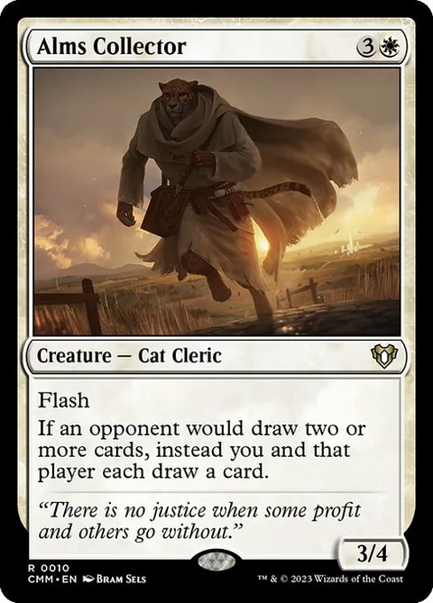 Alms Collector, card 10 from Commander Masters
