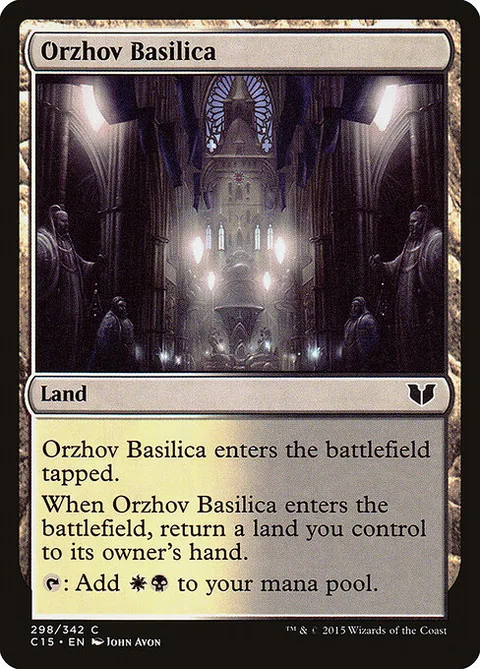 Orzhov Basilica, card 298 from Commander 2015