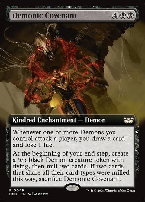 Demonic Covenant, carte 49 de Duskmourn: House of Horror Commander