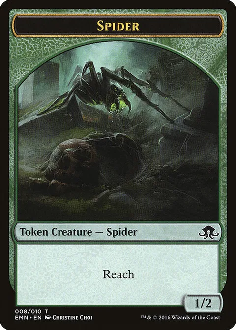 Spider, card 8 from Eldritch Moon Tokens