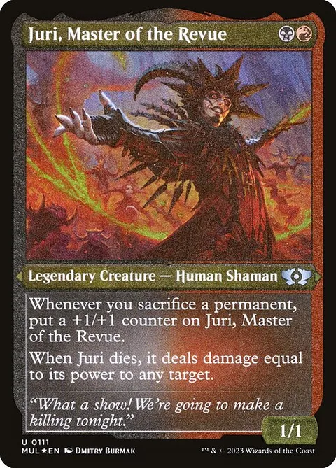 Juri, Master of the Revue, card 111 from Multiverse Legends