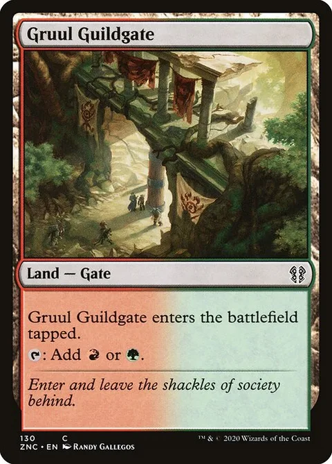 Gruul Guildgate, carte 130 de Zendikar Rising Commander