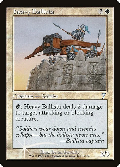 Heavy Ballista, carte 19★ de Seventh Edition