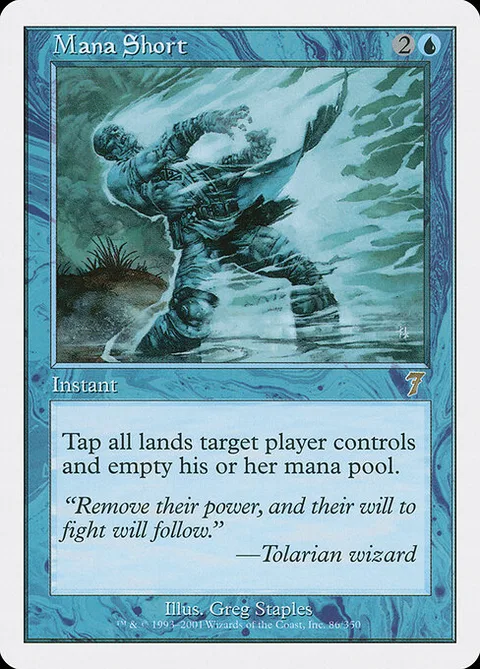 Mana Short, carte 86 de Seventh Edition