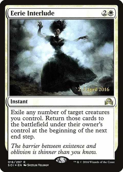 Eerie Interlude, card 16s from Shadows over Innistrad Promos
