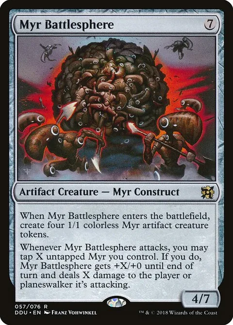Myr Battlesphere, carte 57 de Duel Decks: Elves vs. Inventors