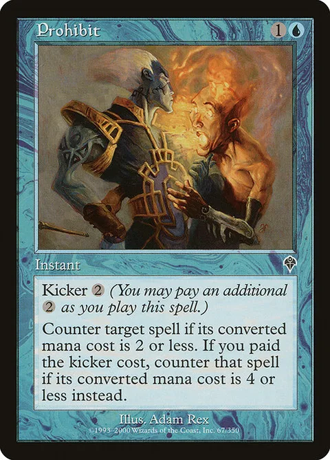 Prohibit, card 67 from Invasion