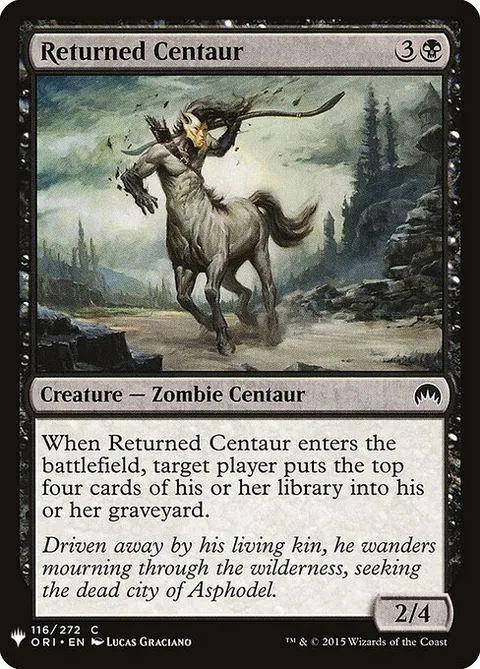 Returned Centaur, card ORI-116 from The List