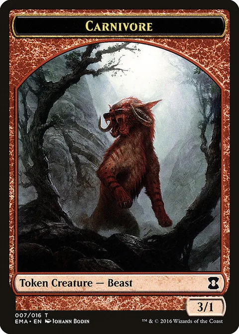 Carnivore, carte 7 de Eternal Masters Tokens