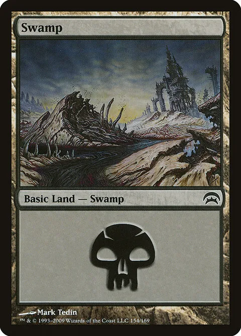 Swamp, card 154 from Planechase