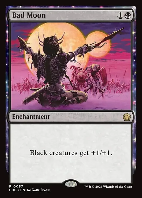 Bad Moon, carte 87 de Foundations Commander