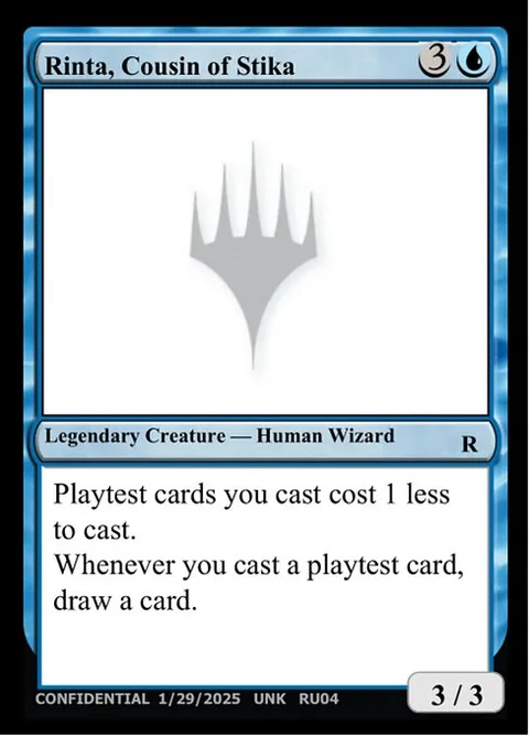 Rinta, Cousin of Sitka, card RU04 from Unknown Event