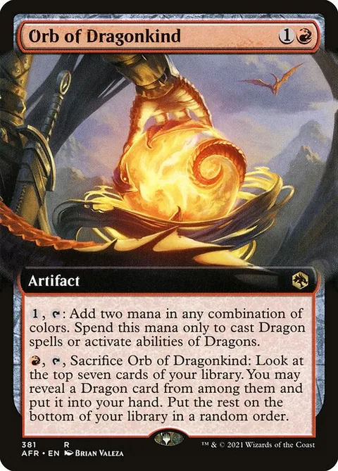 Orb of Dragonkind, carte 381 de Adventures in the Forgotten Realms