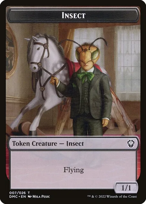 Insect, carte 7 de Dominaria United Tokens