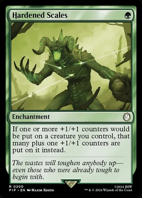 Hardened Scales, card 200 from Fallout