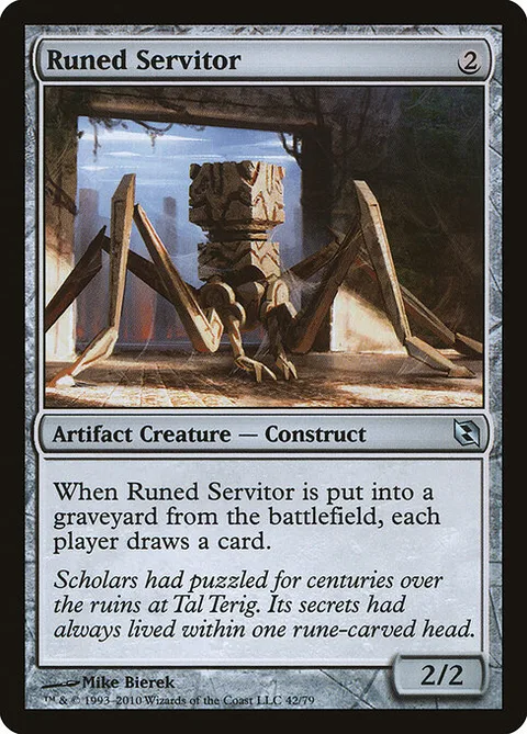 Runed Servitor, carte 42 de Duel Decks: Elspeth vs. Tezzeret
