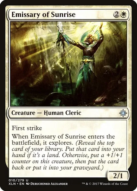 Emissary of Sunrise, card 10 from Ixalan