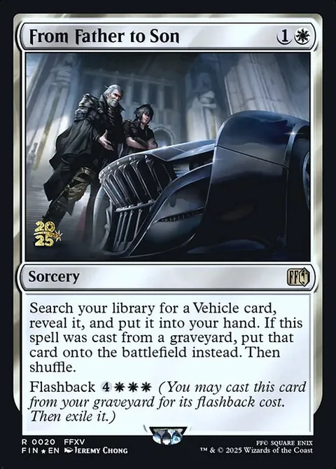 From Father to Son, card 20s from Final Fantasy Promos