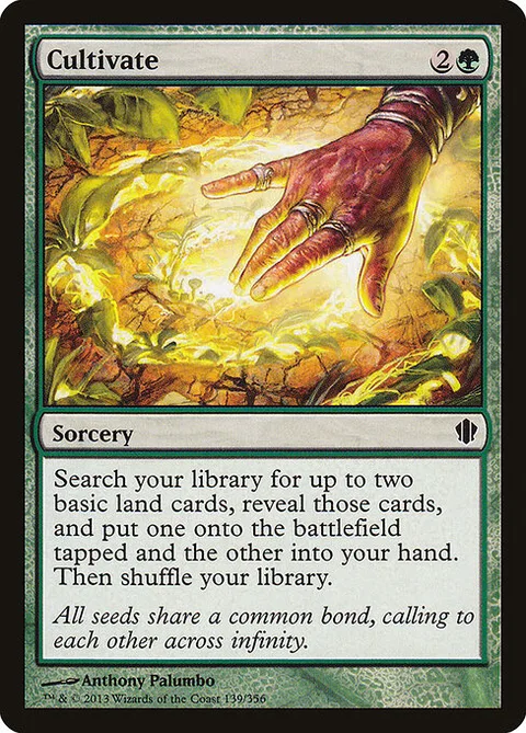 Cultivate, carte 139 de Commander 2013