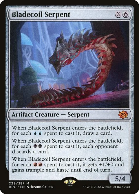 Bladecoil Serpent, carte 229 de The Brothers' War