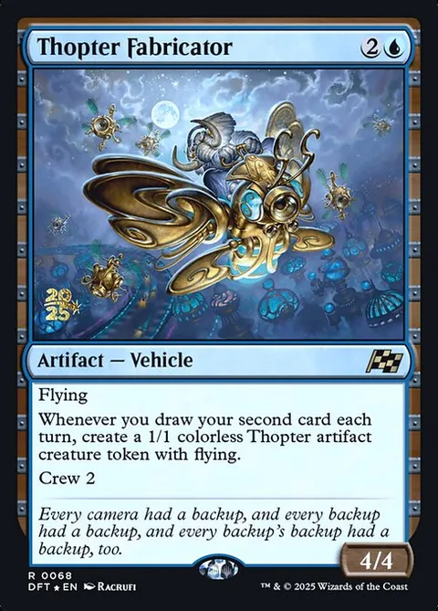 Thopter Fabricator, carte 68s de Aetherdrift Promos