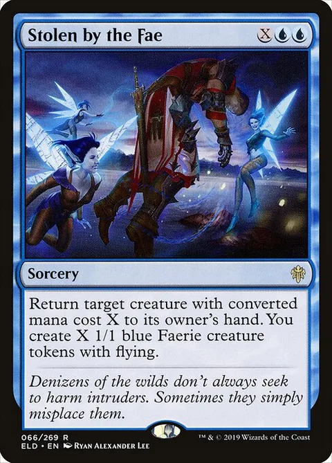 Stolen by the Fae, card 66 from Throne of Eldraine